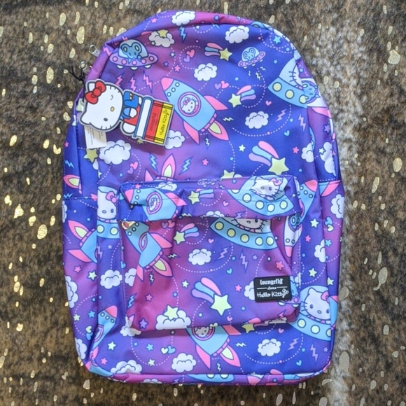 Hello Kitty Handbags - Loungefly Hello Kitty Backpack Outer Space…